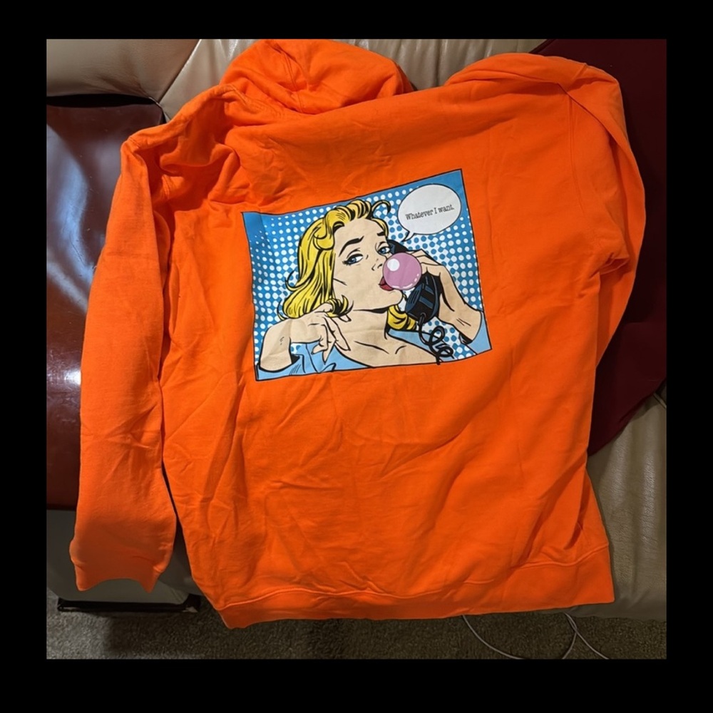 Boys lie hoodie never used one size